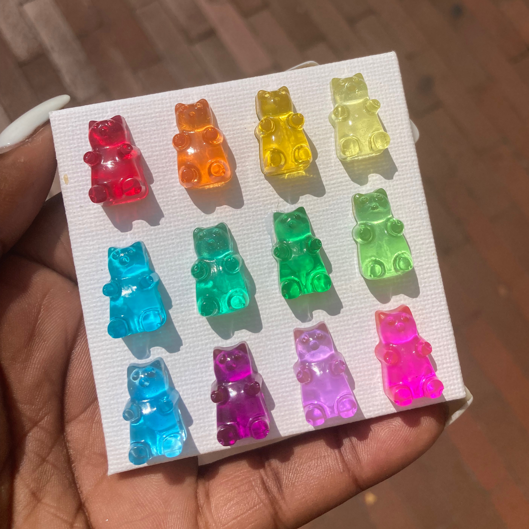 Mini Gummy Bear Canvas 3x3