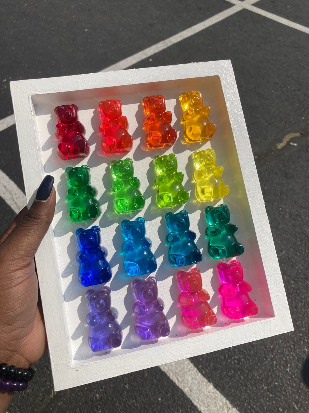 Rainbow Gummy Bears 8x10