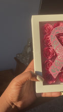 Load and play video in Gallery viewer, Large Mandala Ribbon Shadow Box | Breast Cancer Awareness
