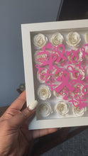Load and play video in Gallery viewer, Ribbon Heart Shadow Box | Breast Cancer Awareness
