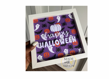 Load image into Gallery viewer, “Happy Halloween” collage Shadow Box | Halloween Collection

